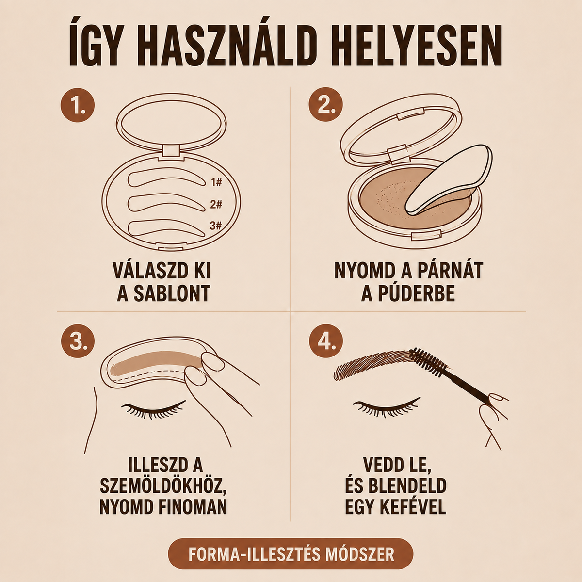 Browéva Ívmester - Szemöldökbélyegző